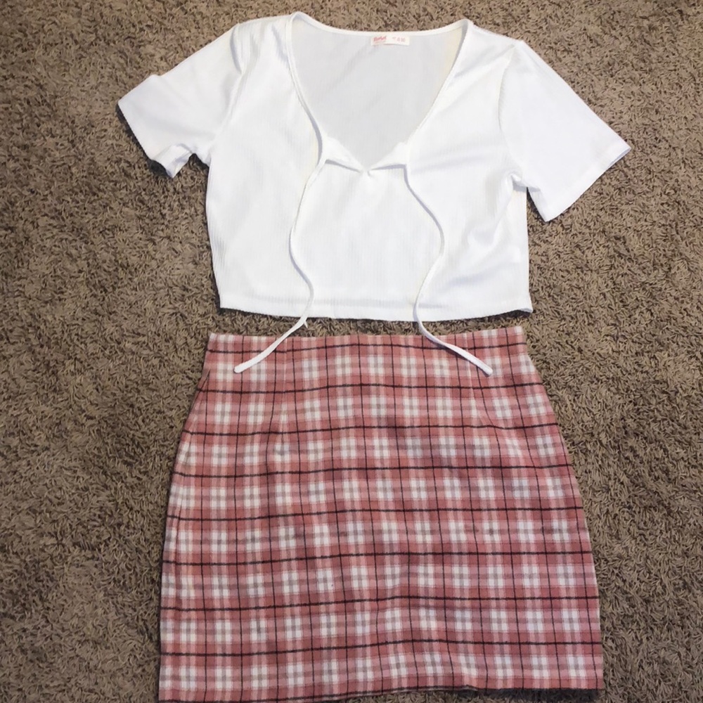 two-piece skirt set